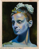 F&S Gift Store Custom Portrait, Woman Portrait, Custom Painting, Young Woman, Beautiful Woman, Fine Art Portrait, Oil on Canvas 30X40 cm (11.8"X15.7")