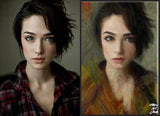 Personalized Oil Painting From Photos, handcraft art on Canvas-Show Case ASF101303-30