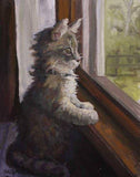 F&S Gift Store Custom Pet Portrait Oil Painting Dog Painting Cat Painting on canvas 12x16 Wildlife Artist DFAT