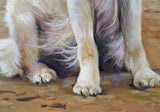 F&S Gift Store Hand Painted Commission Pet Oil Painting , paint pet or animal from photo , Custom Dog Portrait Art , Cat Art