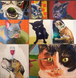 Personalized Oil Painting From Photos, handcraft art on Canvas-Show Case QFK102322-24