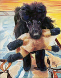 F&S Gift Store 10X10" Custom Dog Cat Animal Pet Portrait Oil Painting On Canvas