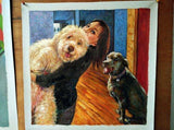 Personalized Oil Painting From Photos, handcraft art on Canvas-Show Case CEN101852-12