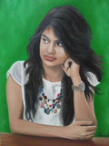 Personalized Oil Painting From Photos, handcraft art on Canvas-Show Case LON101546-36