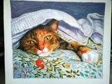 F&S Gift Store Hand Painted Commission Cat Oil Painting - Paint From Digital Photo , Custom Pet Art