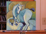 F&S Gift Store Personalized Gift Custom Pet Portrait from photograph Oil, watercolor, Acrylic Painting on Canvas Cat Dog