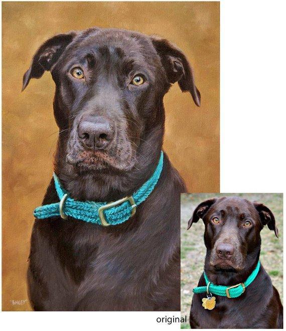 Personalized Oil Painting From Photos, handcraft art on Canvas-Show Case LRS102295-24