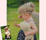 F&S Gift Store Custom portrait-custom oil painting-oil painting-custom child portrait-custom painting from photo-personalized portrait- oil portrait-ETSY