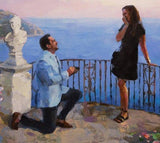 Personalized Oil Painting From Photos, handcraft art on Canvas-Show Case TNS102149-12