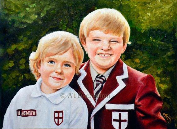 Personalized Oil Painting From Photos, handcraft art on Canvas-Show Case FAB100908-20