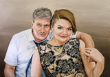 F&S Gift Store CUSTOM oil portrait on canvas - hand drawn portrait from your photo