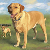 Personalized Oil Painting From Photos, handcraft art on Canvas-Show Case KRA101104-48