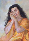 F&S Gift Store Unique portrait, custom oil painting to order, psychological museum quality painting, 40 x 50 cm, like Russian Saint-Petersburg Academy 1800