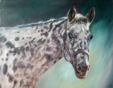F&S Gift Store 15”x 17â€?Horse painting,Oil Portrait, professional, custom portrait, portrait from photo, cool gift, oil on canvas,handmade, custom painting