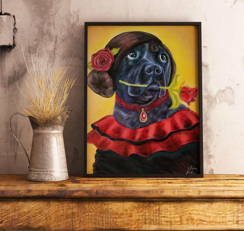 F&S Gift Store Pet Portrait Custom, Dog Portrait Custom, Dog Painting, Dog Portrait, Custom Pet Portait, Pet Portrait, Custom Dog Portrait, Dog Art