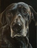 F&S Gift Store 12 x 16 Custom Pet Portrait dog portrait - custom painting - dog lover - fine art portrait