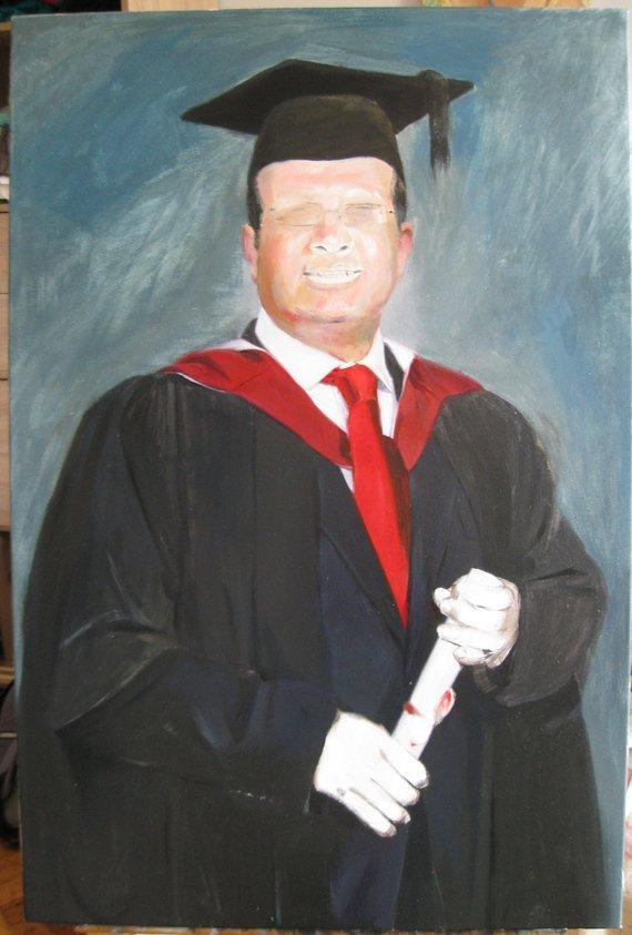Personalized Oil Painting From Photos, handcraft art on Canvas-Show Case EER101004-36