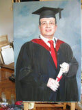 F&S Gift Store Custom painting, Oil portrait, Portrait painting, Custom painting on canvas, Portrait to order, Portrait from a photo, Father gift