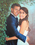 Personalized Oil Painting From Photos, handcraft art on Canvas-Show Case MLI102580-30