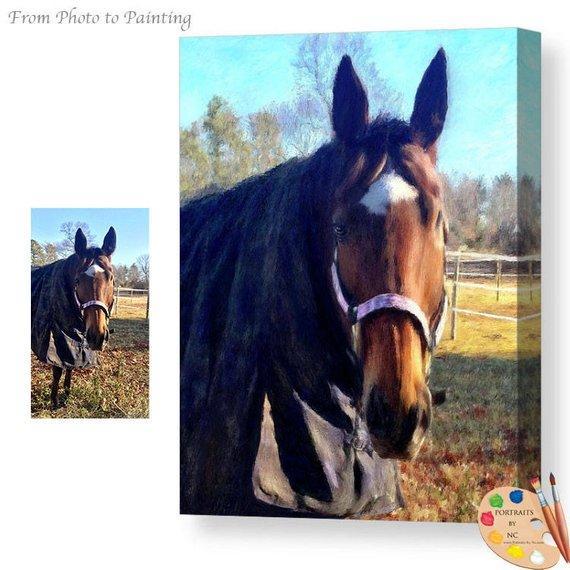 Personalized Oil Painting From Photos, handcraft art on Canvas-Show Case ENA100788-36