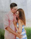 F&S Gift Store 2 Subjects. Custom Portrait. Custom oil Painting. Oil Painting. Family Custom Portrait. Personalized Portrait. Custom Portrait from Photo.