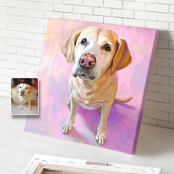 Personalized Oil Painting From Photos, handcraft art on Canvas-Show Case KRA101104-48