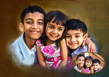 F&S Gift Store Family Portrait / Custom Portrait / Personalized Oil Painting / Personalized Portrait / Commission Painting - Digitally Drawn from Photos