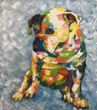F&S Gift Store Custom Cat Oil Painting Portrait on Canvas (from photo)
