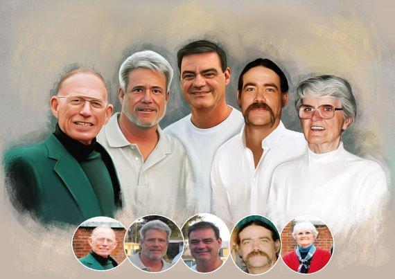 Personalized Oil Painting From Photos, handcraft art on Canvas-Show Case RML101760-72