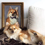 F&S Gift Store Custom Dog portrait oil painting. Pet portrait. Original oil painting. Commission painting. Christmas Gift for anyone Home decor