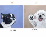 Personalized Oil Painting From Photos, handcraft art on Canvas-Show Case ELG100330-24