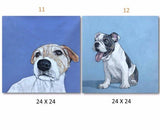F&S Gift Store BIG Sale Lot of 14 Paintings at 90-off / Art for Veterinarians. Art Veterinary Hospitals. Veterinary Decor. Custom Pet Portraits. / 90% off