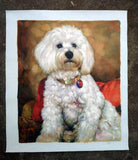 F&S Gift Store photo into oil painting , custom dog oil Painting , dog portrait , pet portrait , Dog Painting Portrait Commission , Personalized Pet Art
