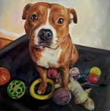 Personalized Oil Painting From Photos, handcraft art on Canvas-Show Case IMB100271-12