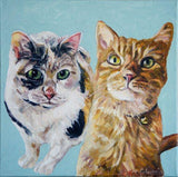 Personalized Oil Painting From Photos, handcraft art on Canvas-Show Case KSD101123-24