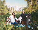 Personalized Oil Painting From Photos, handcraft art on Canvas-Show Case MPC100755-36