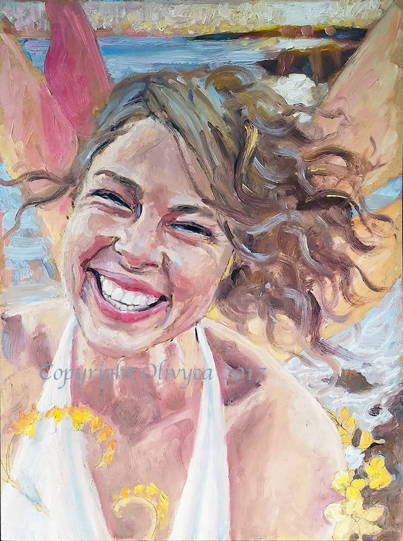 Personalized Oil Painting From Photos, handcraft art on Canvas-Show Case JPC101607-24