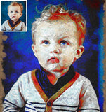 F&S Gift Store Personal Custom Oil Paint Portrait, Print from Photo, Personalized Photo, Digital Painting, Watercolor Print, Van Gogh style Paint, Pop Art