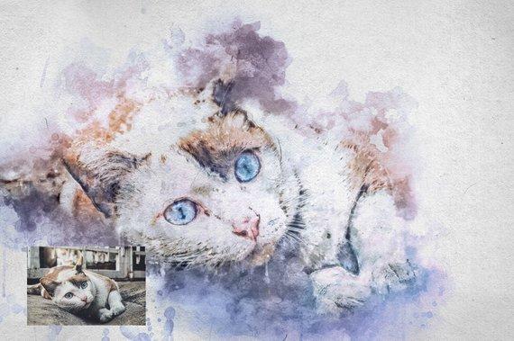 Personalized Oil Painting From Photos, handcraft art on Canvas-Show Case PBA101055-24