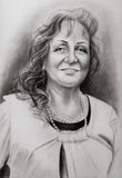 F&S Gift Store Realistic Girl Portrait Painting From Photo Beautiful Woman Art Valentine's Day Gift Dry Brush Oil Technique Custom Portrait Handmade