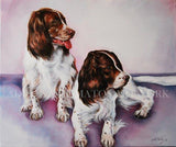 Personalized Oil Painting From Photos, handcraft art on Canvas-Show Case RAF102317-12