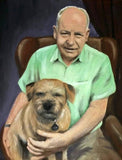 F&S Gift Store Custom Painting from Photo. Pet portrait. Oil Painting Portrait from Photo. Personalized Gift. Photo to Painting. Original Art