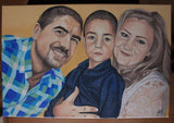 F&S Gift Store Custom Portrait Painting Kids Painting from photo Wedding gift Personalized portrait Personalized gift Custom Family portrait