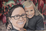 F&S Gift Store Painting from photo Personalized gift Custom Family Custom Portrait Painting Kid Wedding gift Personalized portrait Gift for mom