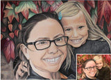 F&S Gift Store Painting from photo Personalized gift Custom Family Custom Portrait Painting Kid Wedding gift Personalized portrait Gift for mom