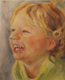 F&S Gift Store Custom Child Portrait, Child Painting, Portrait of Children, Head and shoulders portrait, Custom Oil Painting, Gift Idea, Paint my photo,