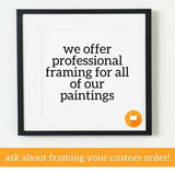 Personalized Oil Painting From Photos, handcraft art on Canvas-Show Case QTS101765-24