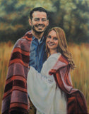 F&S Gift Store Custom Oil Portrait Painting, two subject