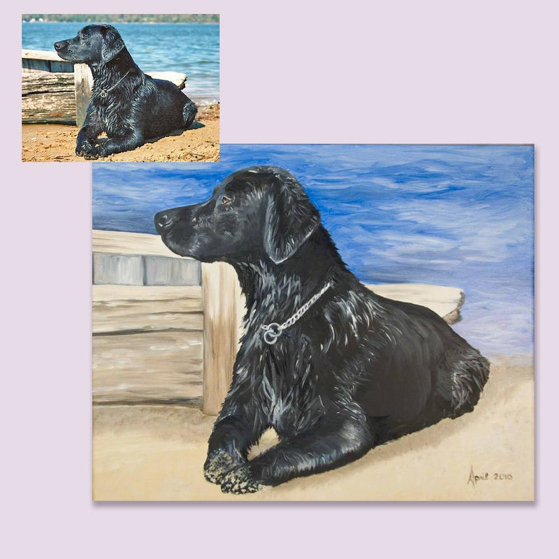 Personalized Oil Painting From Photos, handcraft art on Canvas-Show Case IGN102179-24