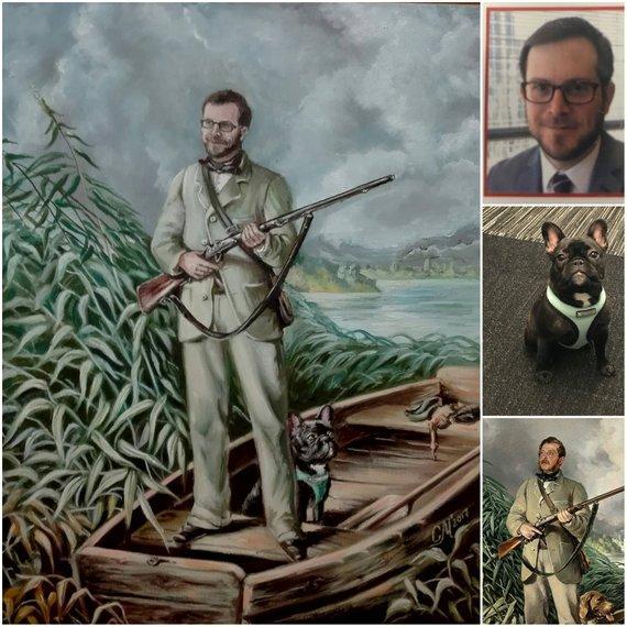 Personalized Oil Painting From Photos, handcraft art on Canvas-Show Case JMO101460-12